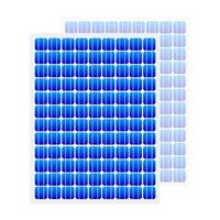 Solar panel. Solar Energy. Solar Cell 3d Isolated on White Background. Illustration. vector