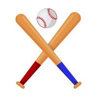 Baseball illustration - flat icon. illustration vector