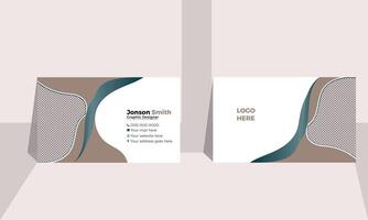 Minimalist and Creative Business card templet vector