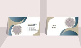 Unique Business Card Design vector