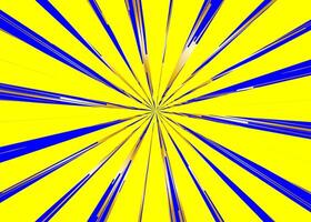 Dynamic yellow sunburst background intersected vector
