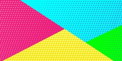 Vibrant geometric background dotted style vector