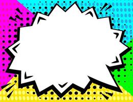 VS Comic Style Exclamation Pop Art vector