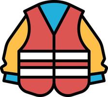 a life jacket in the concept of tourism vector