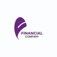 Finance logo template illustration Free vector