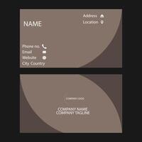 card Brown Color vector