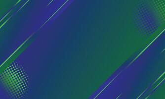 Futuristic modern abstract background with blue and green gradient, line and halftone. vector