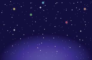 Gradient abstract constellation background vector