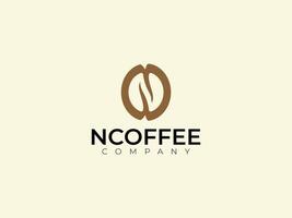 café logo moderno minimalista para cafetería y bar vector