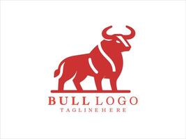 Bull logo design icon symbol template. vector