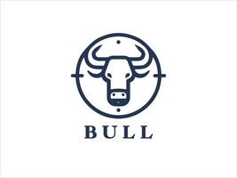 Bull Head Logo vector