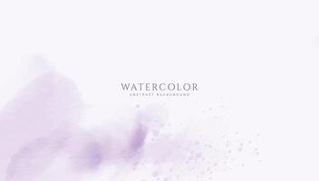 Abstract horizontal watercolor background. Neutral purple pink white colored empty space background illustration vector