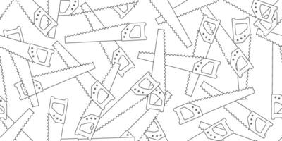 stack of hand saws seamless pattern vector