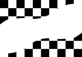 black and white checkered design with central copy space vector
