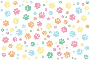 premium paw background, special themed animals, venerinarian vector
