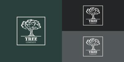 resumen cuadrado árbol logo en blanco plata color aislado en múltiple antecedentes colores. el logo es adecuado para negocio y consultante empresa logo íconos a diseño inspiración plantillas. vector