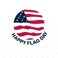 contento bandera día unido estados de America junio 14 antecedentes ilustración vector