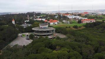 aéreo panorâmico Visão do centro da cidade do Lisboa Portugal video