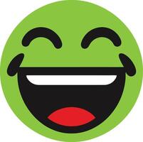 Laughing face illustration. vector