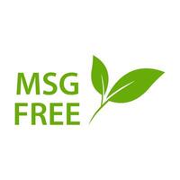 MSG FREE icon . Glutamate no added food package sign for your website design, logo, app, UI.illustration vector