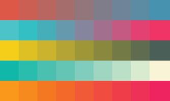 Colorful palette with black border, ideal for graphic design projects, creating color schemes, web design, art inspiration, and color theory. vector