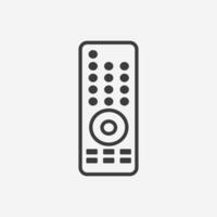 remote control TV icon vector