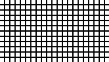 Black and white grid pattern. Monochromatic square grid. Abstract checkerboard design with equal squares. Simple design. Geometric backdrop digital wallpaper. Optical illusion. Rhythm and balance vector