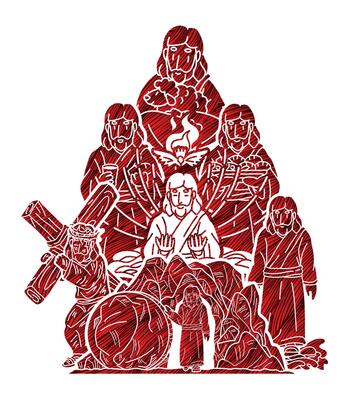 Jesus Christ Cartoon Miracles of Jesus in the Bible
