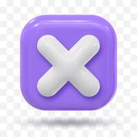 3d icon. check mark icon isolated vector