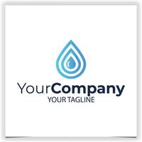 water drop logo design template vector