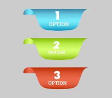 four options for business infographic design vector