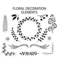 Set of 260 design elements. Wreath, frames, calligraphic, swirls divider, laurel leaves, ornate, award, arrows. Decorative vintage line elements collection. Vectr illustration. vector