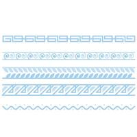 Line border. Decorative line borders set. line divider vector