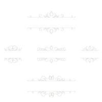 ornamental elements collection vector