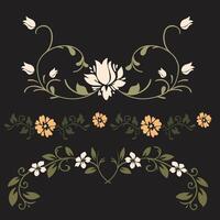 luxury ornamental elements collection. vector