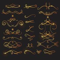 Golden emblem. Elegant, classic. Can be used for jewelry, beauty and fashion industry. vector