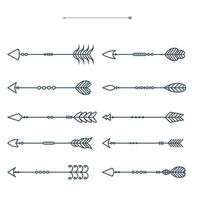 set of divider lines. decorative elements vector