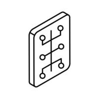 Get this beautiful icon of network file in isometric style vector