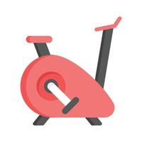 stationary bike showing concept icon of exercise cycle, customizable vector