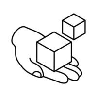 Grab this beautifully design isometric icon of 3d modeling vector