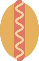 hot dog illustration design, art and creativity vector