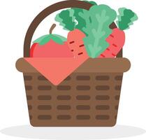 food basket illustration design, art and creativity vector