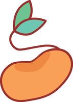 sprouting illustration design, art and creativity vector