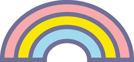 arco iris ilustración diseño, Arte y creatividad vector