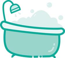 baby bathtub creativity, illustration, art, icon, symbol, vector