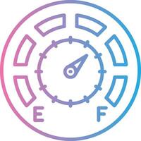 Gauge Line Gradient Icon Design vector
