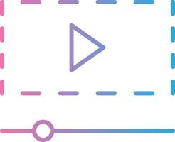 Line Gradient Icon Design vector