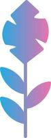 Plant Glyph Gradient Icon Design vector