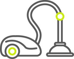 Vacuum Cleaner Line Two Color Icon vector