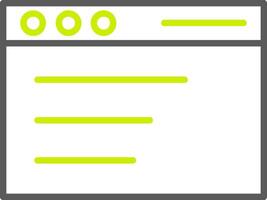Adwords Compaign Line Two Color Icon vector